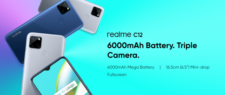 A Band New realme C12 with Specs and features…
