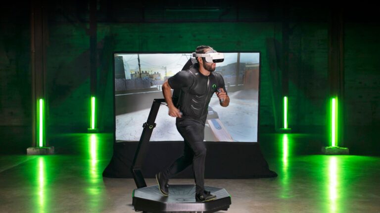 This special VR gaming treadmill is just what we need during the pandemic.