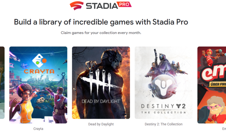 Google Stadia supports streaming games on Android over mobile data.